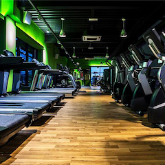英国Simply Gym健身房采用大润发贵宾厅CIS产品